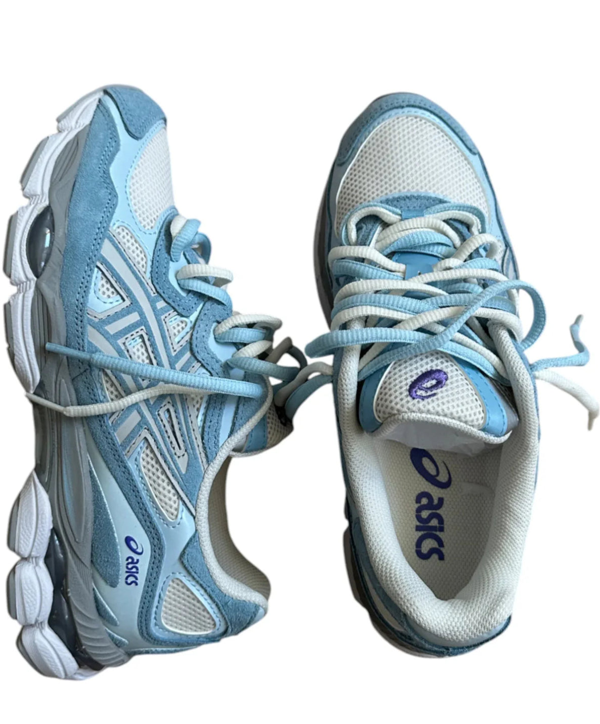 ASICS GEL NYC SKY BLUE DOUBLE LACED